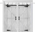 Farmhouse Wood Grain Bedroom Curtains 72 Inch Length, Window Curtains Tab Top by Unknown