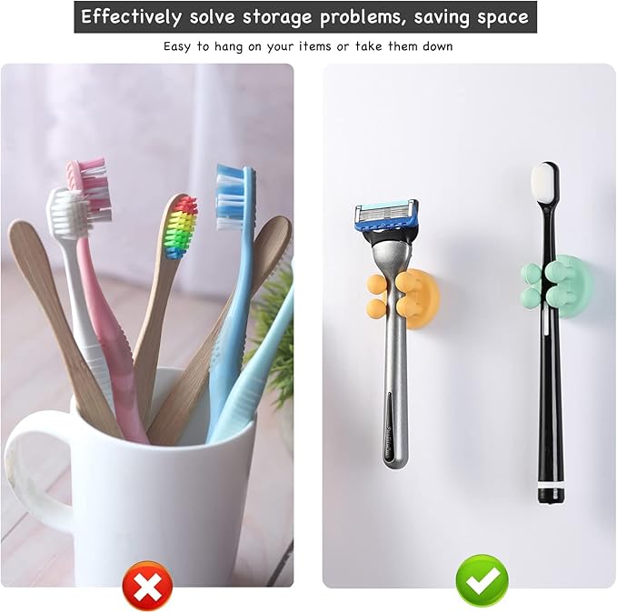 iBetterLife Self-Adhesive Shower Razor Holder - Image 6