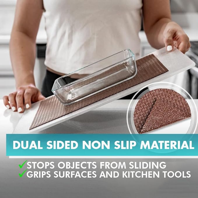 Shelf Liner, Drawer Liner & Kitchen Cabinet Liner – Thick Waterproof Rubber - Image 4