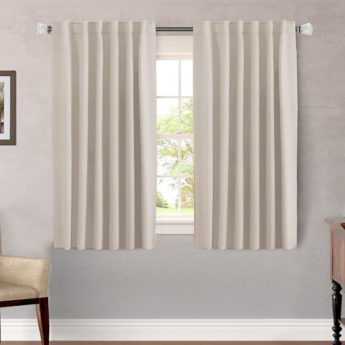 H.VERSAILTEX Blackout Curtains Thermal Insulated Window Treatment Panels Room by HVERSAILTEX