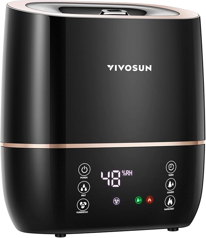 VIVOSUN 2-in-1 Warm and Cool Mist Humidifier, 5L Indoor Ultrasonic Air by VIVOSUN