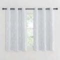 NICETOWN Greyish White Room Darkening Curtain Panels, 2 Panels, Window by NICETOWN