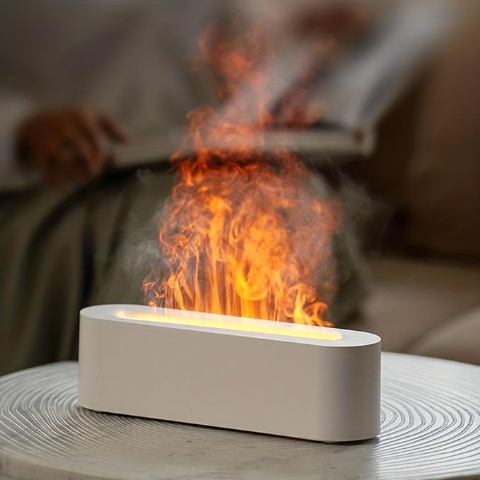 Aromatherapy Essential Oil Diffuser, Timer Off Flame Humidifier, 150ml Capacity by Hougnioe