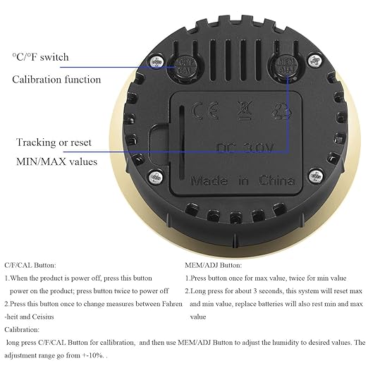 Cigar Digital Hygrometer - Image 3