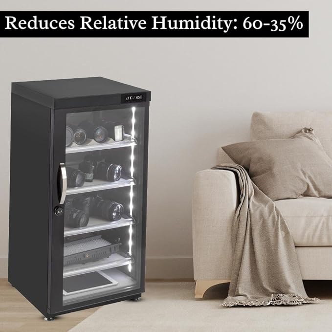 125LT Electronic Dry Cabinet for Camera, Lens & Electronics – Silent - Image 4