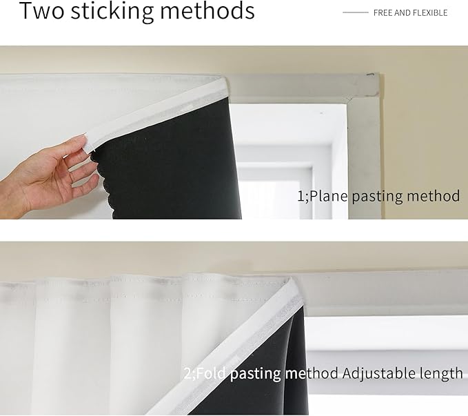 Magic Tape Stick on Portable Curtains - Image 8