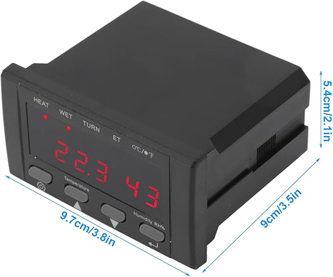Digital Temperature Controller, 220V/110V Automatic Egg Incubator Thermostat - Image 7