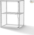 Clear Acrylic Display Case, Super Large Stackable Storage Bins Magnetic by HOYOJA