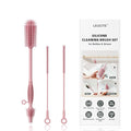 Silicone Cleaning Brush Kit, Water Bottle and Straw Cleaner Brush Set by Leucite