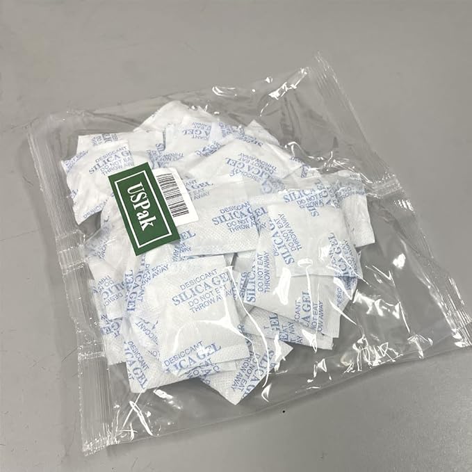 USPak Silica Gel Desiccant Packs 5 Gram 50 Packets Drying Agent Moisture - Image 3