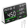 7-in-1 Indoor Air Quality Monitor, Desktop CO2/TVOC/HCHO Detector by VANLUDAMETER
