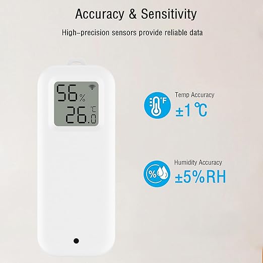 PHOVOLT WLAN Thermometer Hygrometer Sensor, Wireless Smart Temperature and - Image 6