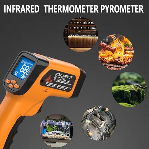 Infrared Thermometer Gun for Cooking, Non Contact Thermometers Laser - Image 4