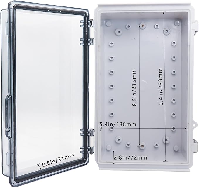 Waterproof Outdoor Electrical Box Junction Box Weatherproof IP67 ABS Plastic - Image 4