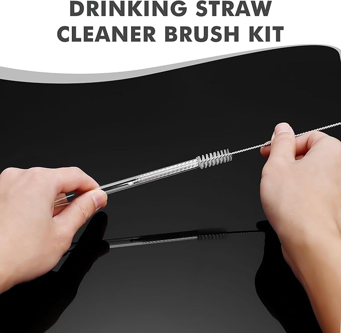 8 Inch Straw Cleaning Brush, Pipe Cleaner, Water Fume Cleaner, Glass Pipe - Image 5