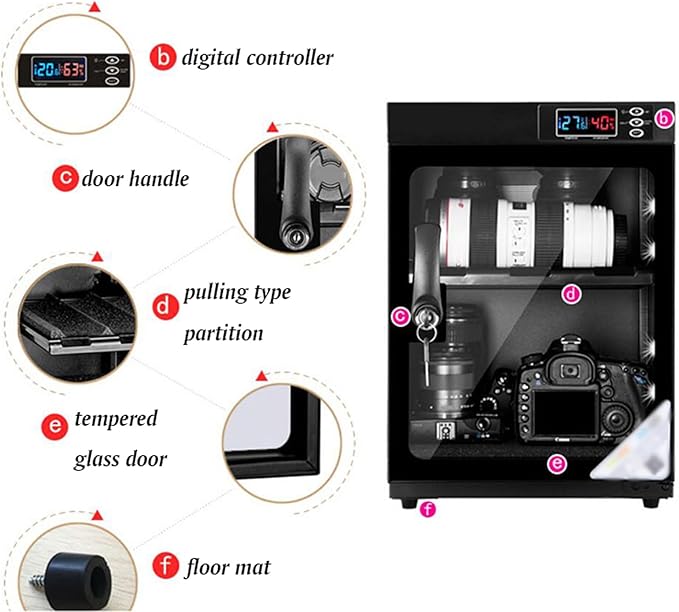 INTBUYING Camera Dry Cabinet 30L Electronic Dry Cabinet - Image 5