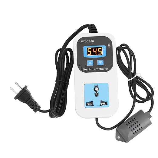 Digital Humidity Controller Air Humidity Detector 110V-220V by Respicefinem