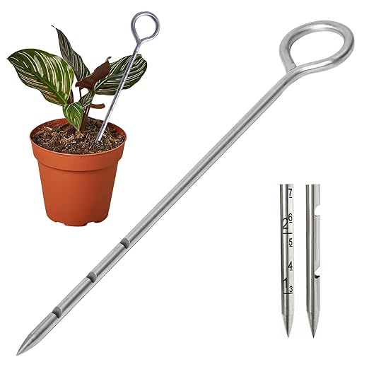 Soil Probe 10 Inches Moisture Meter by Lichtund
