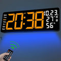 JoFomp 17.3" Large Digital Wall Clock, LED Digital Clock Large Display by JoFomp