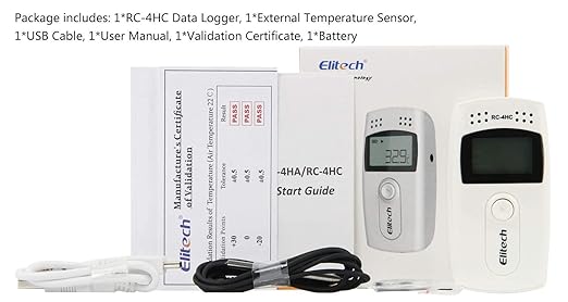 Elitech Digital Temperature Humidity Data Logger Medical Refrigerator - Image 8