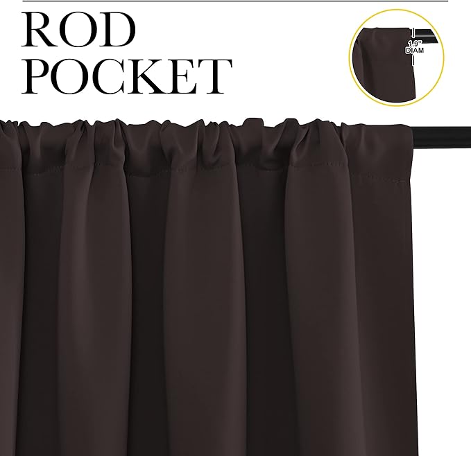 NICETOWN Blackout Curtains for Living Curtains, Thermal Insulated Noise - Image 2