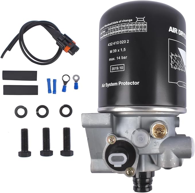 R955079 Air Dryer 1200P System Saver 12-Volts DC Fits Volvo Kenworth Peterbilt by Enocos