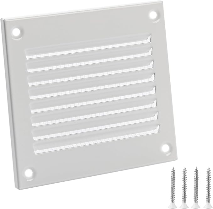 2x2 Vent Cover - White HVAC Return Air Grille by TURvent