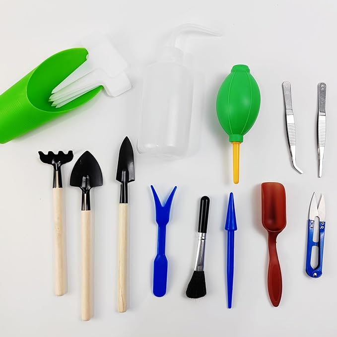 GXXMEI 20PCS/Set Succulent Tools Set, Mini Garden Tool Set, Transplanting Tools - Image 5