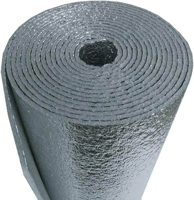 US Energy Products R-8 HVAC Duct Wrap Insulation Reflective Double Sided Foam - Image 2