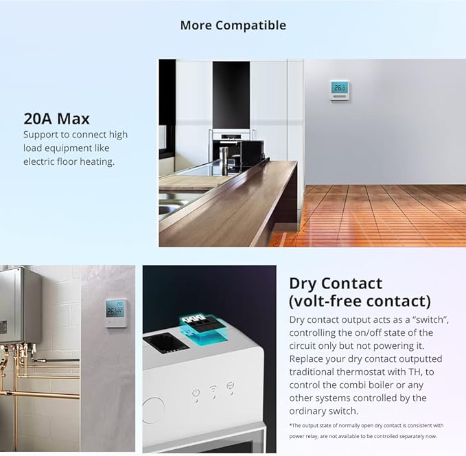 Smilewolf TH Elite 16A/20A WiFi Smart Switch Temperature and Humidity - Image 5