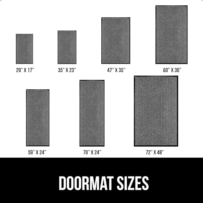 GORILLA GRIP Waterproof Traffic Guard Door Mat, Heavy Duty Entryway Mats - Image 6