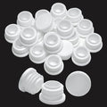 1" Plastic Hole Plugs White -Round Chair Leg Caps, Flush Mount Pipe Plugs by EASYEAH