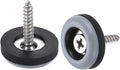 uxcell 19mm Furniture Feet Slider Glides Screw-in Chair Leg Protector Pads PTFE by uxcell