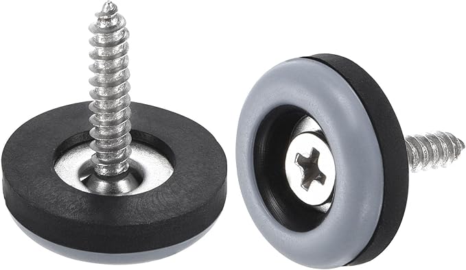 uxcell 19mm Furniture Feet Slider Glides Screw-in Chair Leg Protector Pads PTFE by uxcell