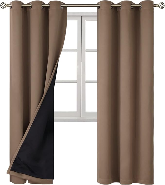 BGment Total Thermal Insulated 100% Blackout Curtains - Image 8