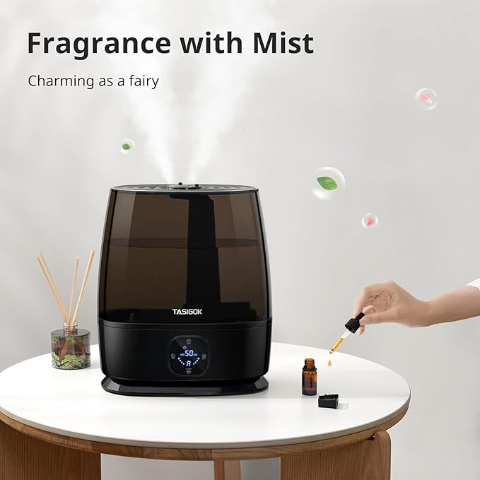 Humidifiers for Bedroom Home, 6L Cool and Warm Mist Air Humidifier for Large - Image 8