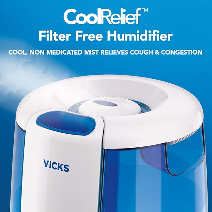 Vicks VUL600C CoolRelief Filter Free Cool Mist Humidifier - Image 2