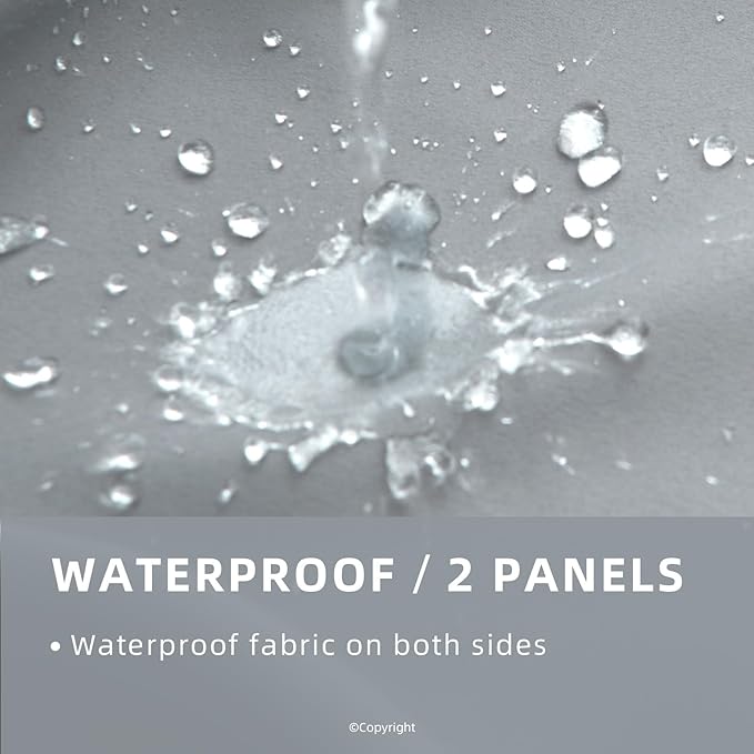Waterproof Outdoor Curtain W105 x L95 - Image 2
