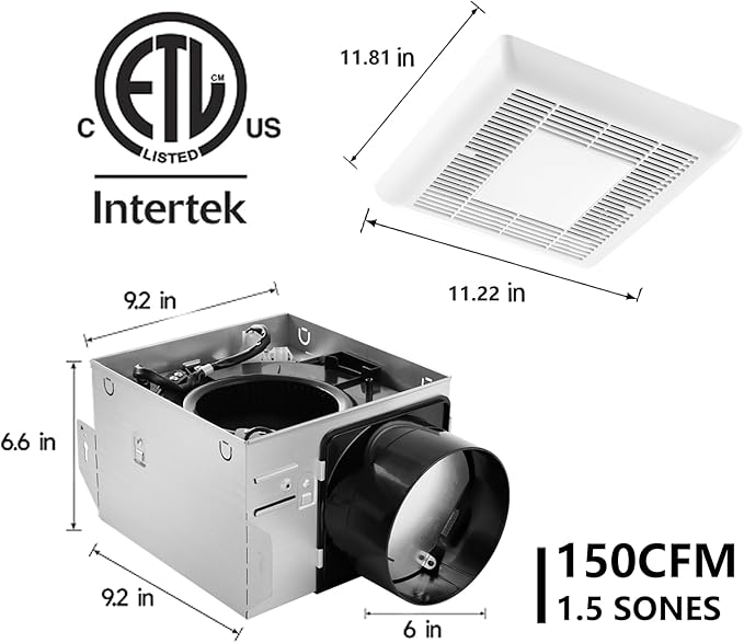 Tech Drive Bathroom Exhaust Fan - Image 5