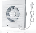 4 Inch Wall Mount Bathroom Exhaust Fan, Plug in Wall Exhaust Fan, 12W 77 CFM by Unknown