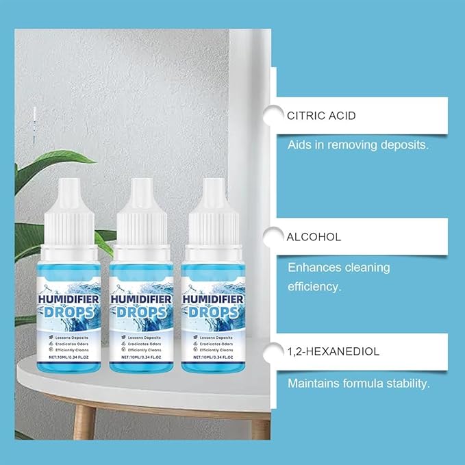 3 Pcs Humidifier Drops – Water Treatment Cleaner - Image 4