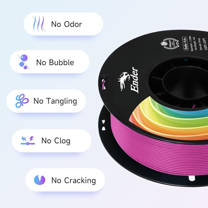 Creality 3D Printer Filament, PLA Plus Filament 1.75mm Deep Pink, PLA Pro - Image 3