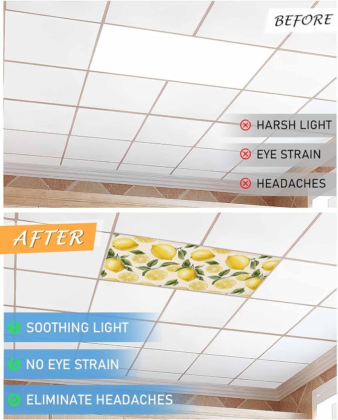 1 Pack Country Watercolor Fluorescent Light Covers - Image 7