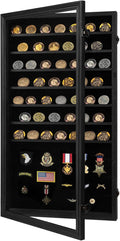 Jinchuan Military Challenge Coin Display Case Lockable Cabinet Holder Shadow Box by Jinchuan