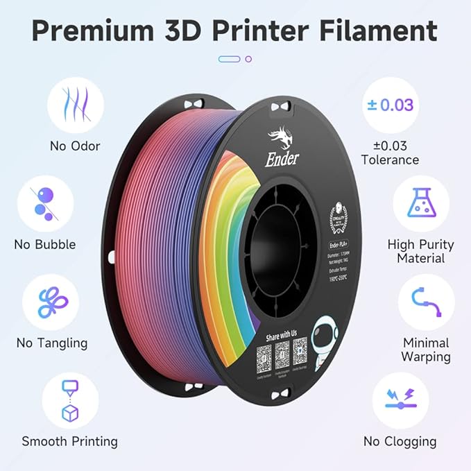 Official 3D Printer Filament Ender PLA Pro Filament, Creality PLA+ 3D Printing - Image 2