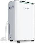 Dehumidifiers for Home with Drain Hose, 75 OZ Water Tank, 4500 Sq.Ft 55 Pints by Alphavoltage