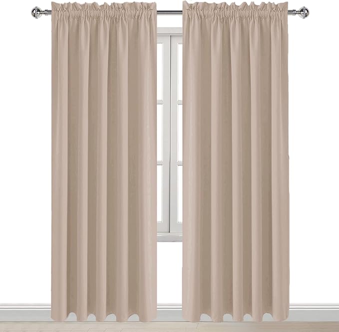 DWCN Blackout Curtains for Living Room Thermal Insulated, Energy Saving & Noise - Image 9