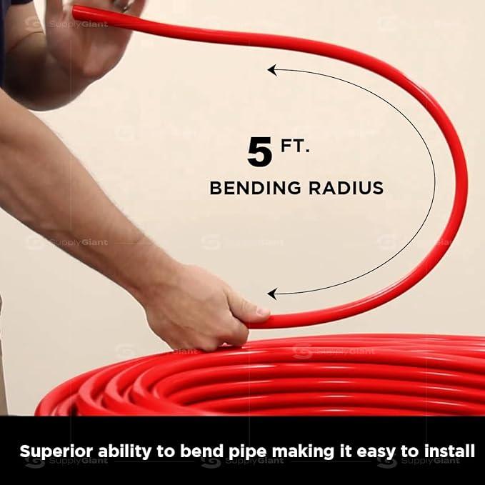 Supply Giant Oxygen Barrier PEX-B Pipe 3/4 Inch x 100 Feet Coil, Non-Potable - Image 5