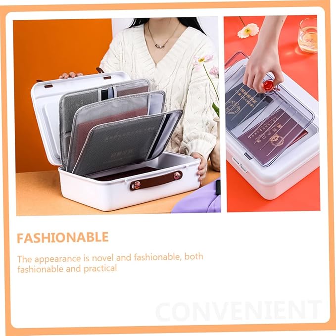 Portable Document Organizer Bag Capacity Storage Case - Image 6