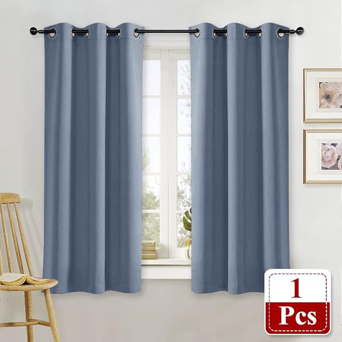 NICETOWN Kitchen Blackout Window Curtain Panel Home Fashion Thermal Insulated - Image 2
